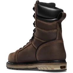 Danner Men's Steel Yard 8" Steel Toe Insulated WP Work Boot Brown 12535 -Danner Shop 12535 2