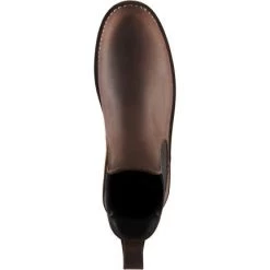 Danner Men's Bull Run Chelsea 6" Soft Toe USA Made Wedge Work Boot Brown- 15481 -Danner Shop 15481 T