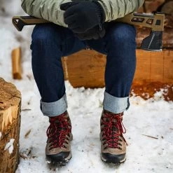 Danner Men's Arctic 600 7" WP 200G Side-Zip Hiking Boot- Brown- 67338 -Danner Shop 67338 lifestyle145