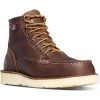 Danner Men's Bull Run USA Made 6" Moc Toe Wedge Work Boot - Brown - 15563 -Danner Shop danner mens bull run usa made 6 moc toe work boot brown 15563